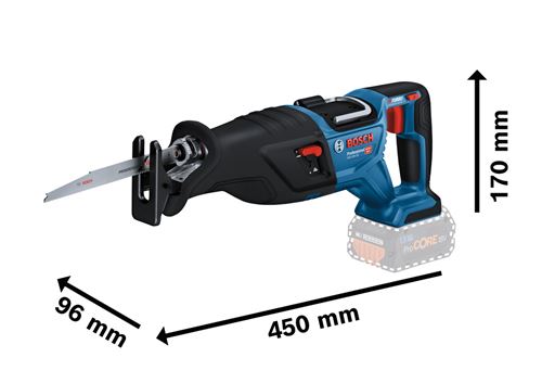 Scie sabre sans fil GSA 18V-32 + 2 lames coffret standard - BOSCH