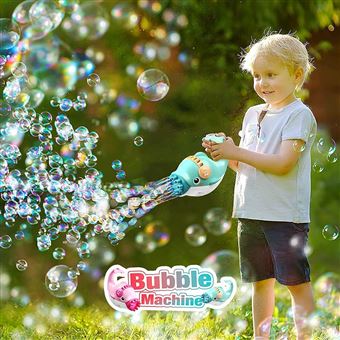 Machine à bulles adaptée