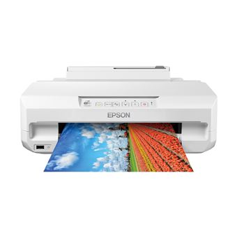 Epson Expression Photo XP-65 - Imprimante - couleur - Recto-verso - jet d'encre - A4/Legal - 5 760 x 1 440 ppp - jusqu'à 9.5 ppm (mono)/jusqu'à 9 ppm (couleur) - capacité : 100 feuilles - USB, LAN, Wi-Fi - 1