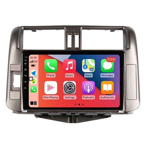 Autoradio Multimédia RoverOne CarPlay Android Auto GPS pour Toyota Prado 150 2010 - 2013