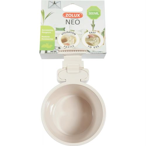 Zolux-Mangeoire plastique Neo-Beige