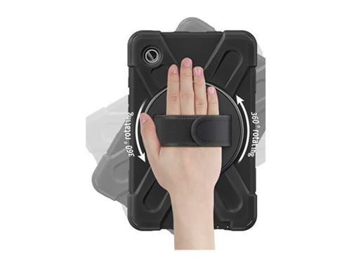 Non Communiqué Galaxy Dlh - Coque De Protection Pour Tablette - Avec Bandoulière, Poignée Rotative Et Support - Pour Samsung Tab A9