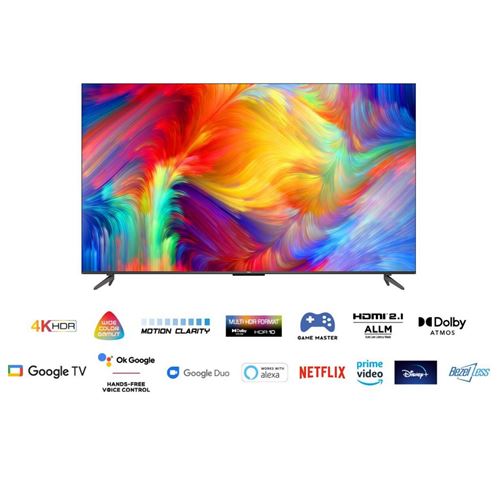 Téléviseur led 4k uhd 65 noir Tcl 65P731