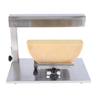 Appareil à raclette traditionnelle pour demi meule de fromage Rotel ref 1115250