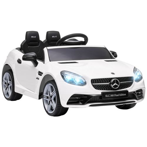 AIYAPLAY - Voiture &eacute;lectrique enfants - PP - 107x62.5x44cm - Blanc
