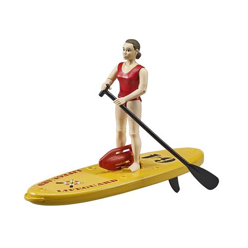 Bruder 62785 - Maître-nageur bworld avec Stand up Paddle