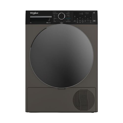 WHIRLPOOL C WD 96M GBS IT s&egrave;che-linge Pose libre Charge avant 9 kg Gris