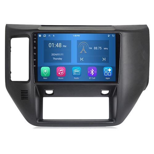 Autoradio RoverOne® Bluetooth CarPlay Android Auto Navigation 4Go RAM 64Go ROM pour Nissan Patrol V 5 Y61 2004-2021