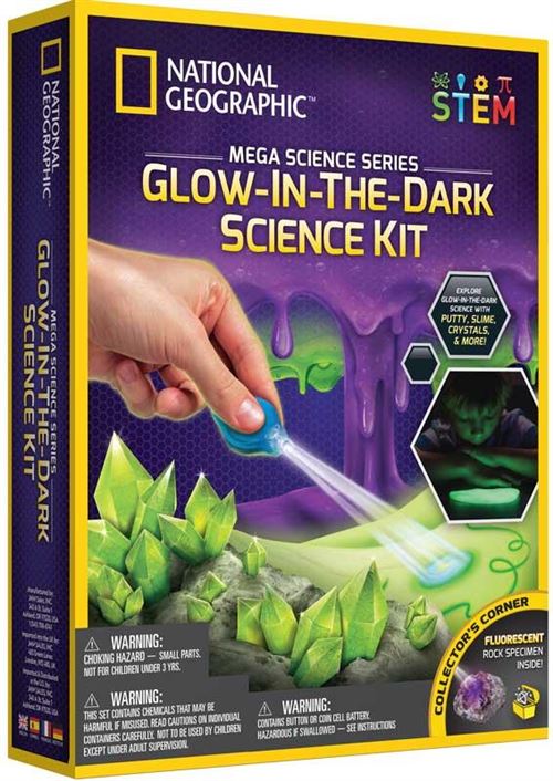 Kit National Geographic Glow-in-the-Dark Science Science