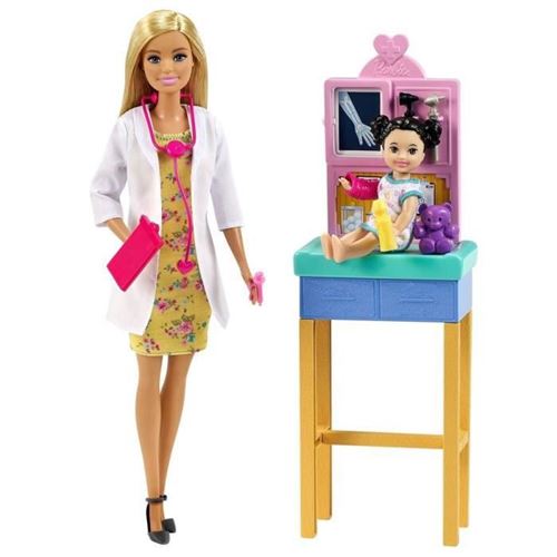 Barbie Pediatrician Playset Blonde Doll Multicolore