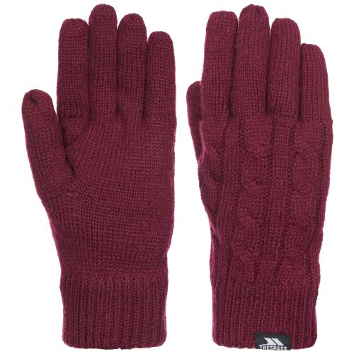 Trespass Sutella - Gants en tricot (L/XL) (Bordeaux) - UTTP4538
