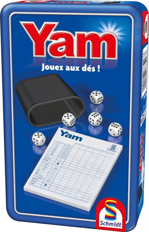 Schmidt Spiele Multicolore Le Yam Voyage En Boite Metal