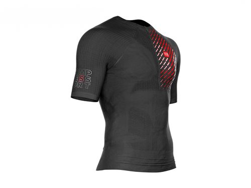 Compressport Chemise de course de trail running homme noir