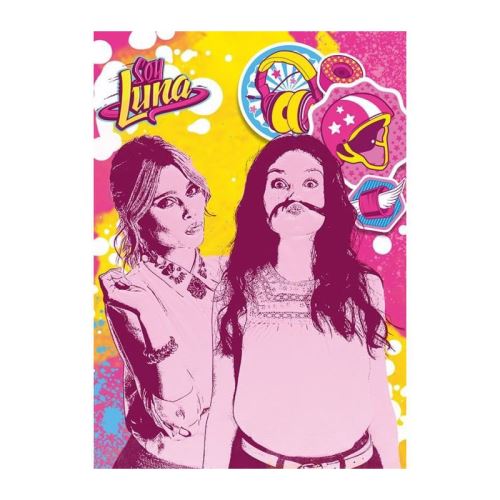 soy luna tapis 95x133cm soy luna entre filles antidérapant