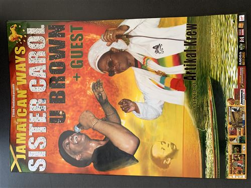 Sister Carol - U Brown - Artikal Krew - 40x60cm - Affiche État correct - N/A reconditionné disponible sur Fnac