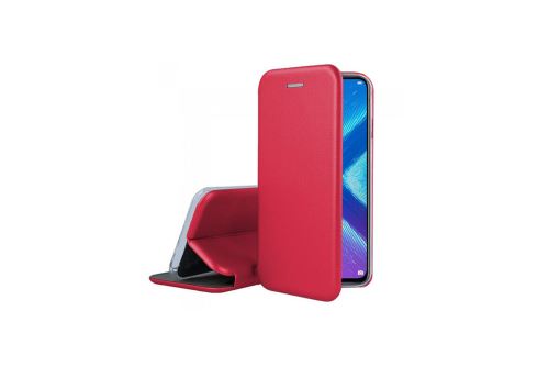 IBROZ Etui Folio Cover en Cuir rouge pour Honor 8X