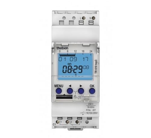 Theben Digitale Zeitschaltuhr Wochenprogramm TR 610 top3