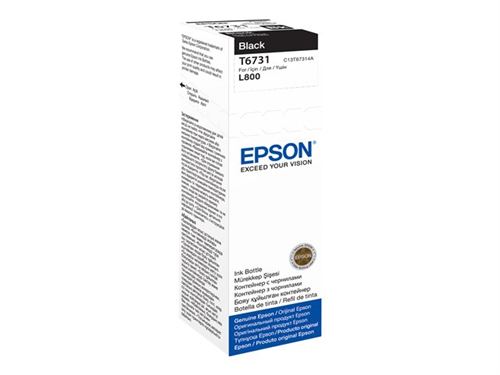 Epson T6731 - 70 ml - noir - original - recharge d'encre - pour Epson L1800, L800, L805, L810, L850 