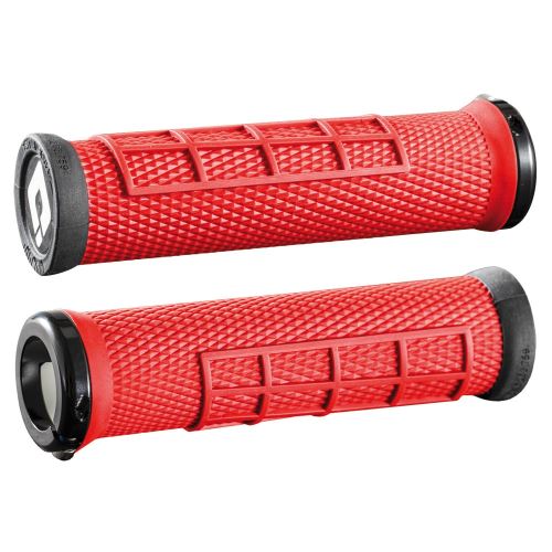 ODI Elite Flow V2.1 VTT poignées à verrouillage rouge/noir