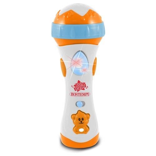 Bontempi microphone karaoké portable 19 cm blanc