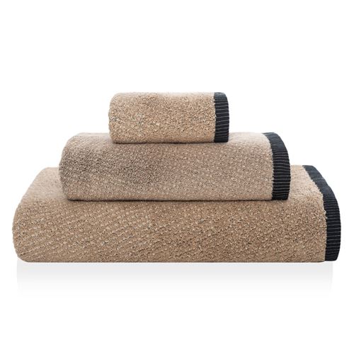 Serviette Savannah coton Marron 30x50cm Best Interior