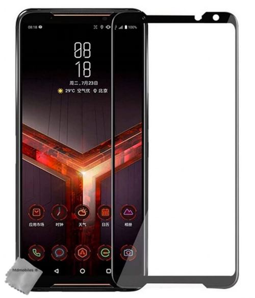 Film de protection vitre verre trempe incurve integral pour Asus Rog Phone II ZS660KL - NOIR