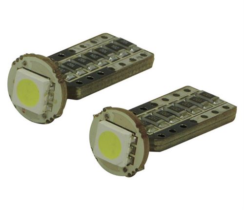 Carpoint lampe de voiture T10 SMD conduit 12 V 1 W blanc 2 pièces