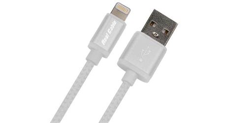 Câble Lightning 8 Pin vers USB 2.0 Real Cable iPlug Light Blanc (1 m)