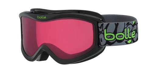 Masque De Ski Bolle Volt Black Graffiti Vermillon