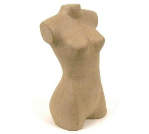Buste détaillé en papier maché 33 cm