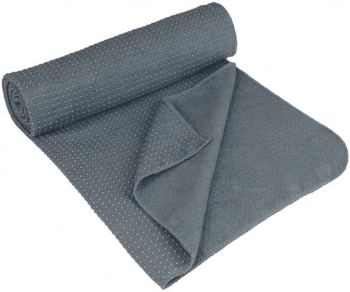 Avento Yoga Serviette antidérapant gris