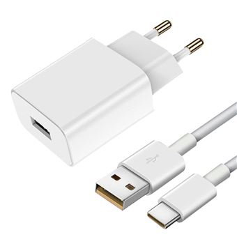 Chargeur Secteur USB et Câble USB-C Puissance 33W Original Vivo Blanc - 1