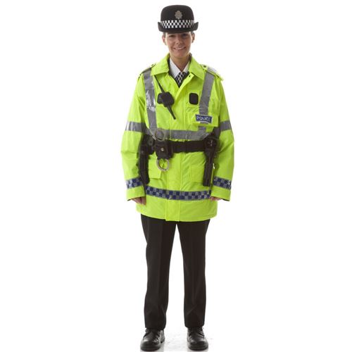 Figurine en carton Femme policier 165 cm
