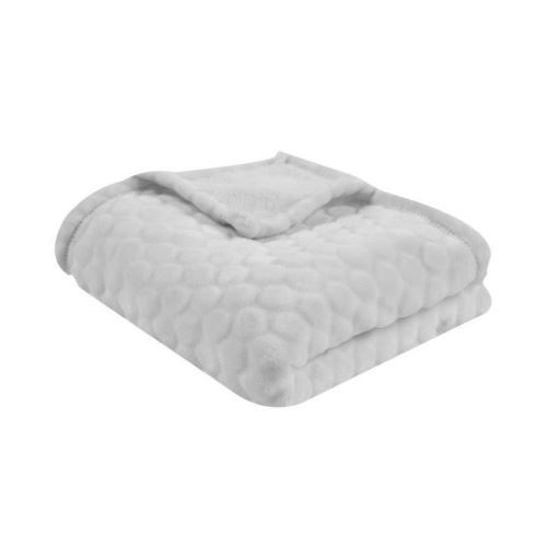 DOUX NID Couverture Bubulle - 100x150cm - Perle