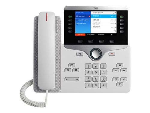 Cisco IP Phone 8851 - Téléphone VoIP - SIP, RTCP, RTP, SRTP, SDP - 5 lignes