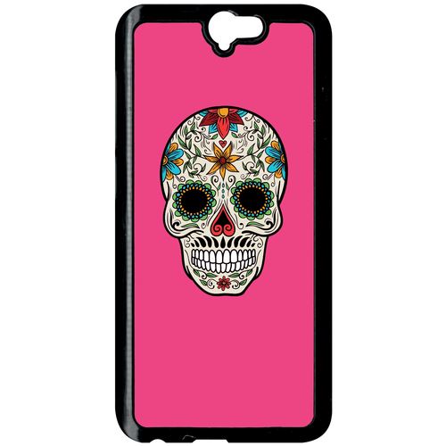 Coque Htc A9 Crane Couleurs Fond Rose