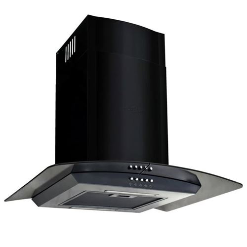 Vidaxl Noir Hotte Murale Acier Inoxydable 756 M³/H 60 Cm - Image 4