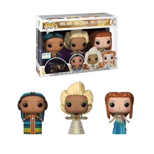 Figurine Funko Pop! 3 Pack - Un Raccourci dans le Temps - Mrs. Who, Which et Wha