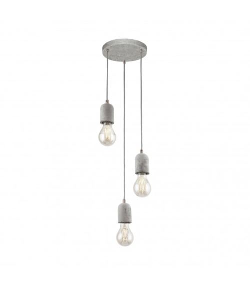 Eglo - Suspension béton Silvares D25 cm