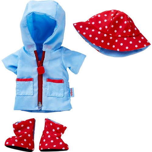 Haba Bleu Set De Vêtements De Pluie /Rouge