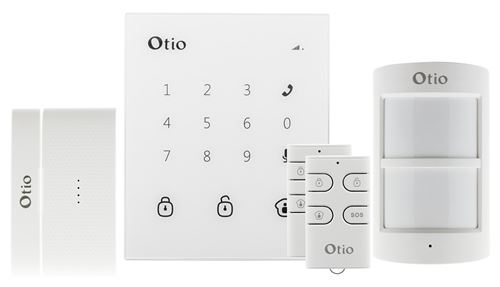 Kit alarme maison sans fil connect&eacute;e - Otio