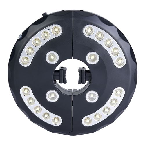 Lampe pour parasol Patio Umbrella LED Noir