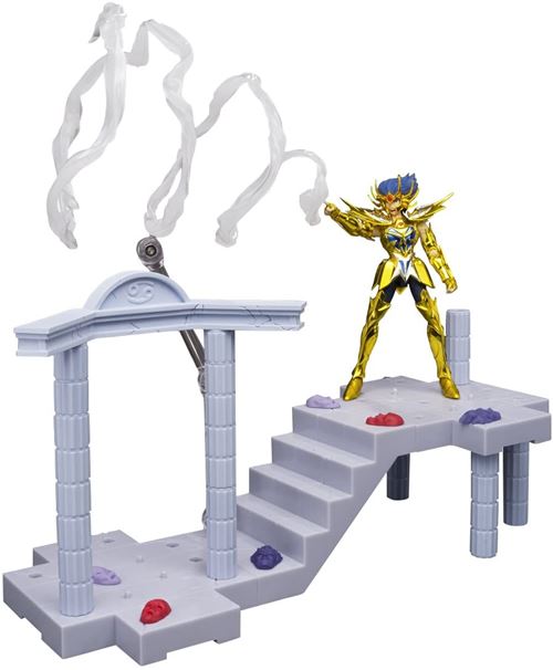 Figurine Saint Seiya DD Panoramation - Deathmask Armure Du Cancer Temple Du Cancer 10cm