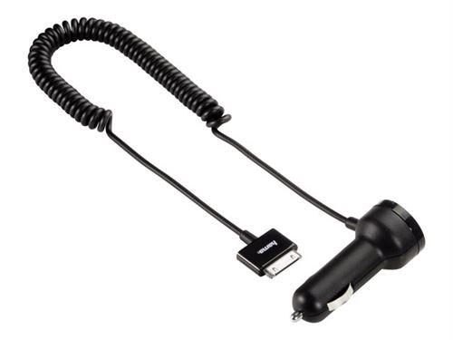 Hama Vehicle Charging Cable - Stroomadapter voor auto - 1000 mA - zwart - voor Garmin nüvi 2240, 23XX; Navigon 20, 6350, 8450; TomTom GO 10XX, 540, 650; Start 2, XL