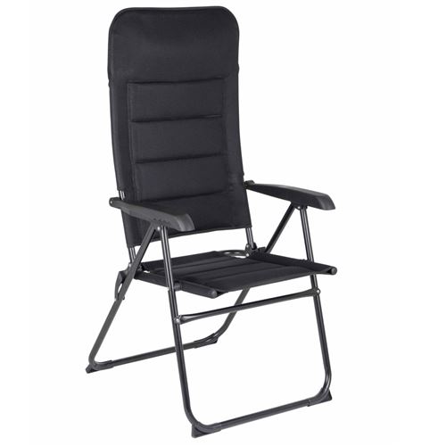 Red Mountain Chaise de camping réglable Verona Noir
