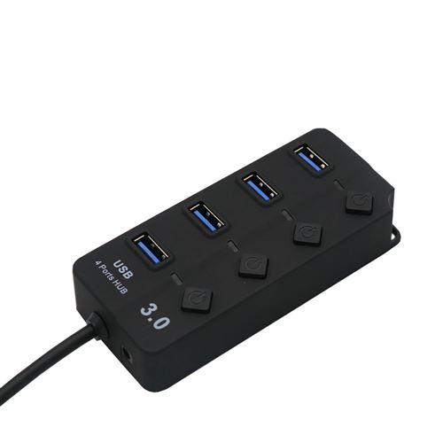 TROND Barre d'alimentation avec 4 ports USB, 4 prises CA, multiprise p – La  Shop techno