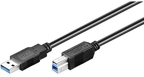 Ewent EW-100103 - Câble USB - USB Type B (M) pour USB type A (M) - USB 3.0 - 1 m - moulé - noir