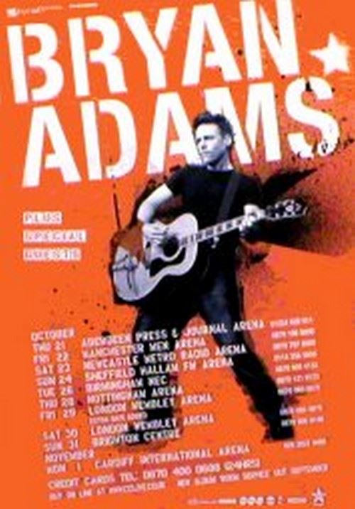 Bryan Adams - 42x30 cm - AFFICHE / POSTER