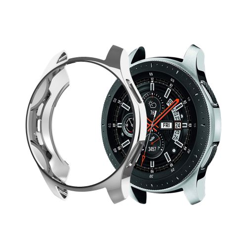 Coque de protection en TPU plating antichoc pour Samsung Galaxy Watch 46 mm - Argent