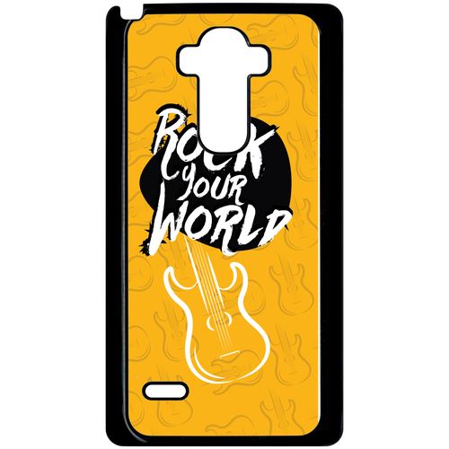 Coque Lg G4 Stylus Rock Your World Fond Orange